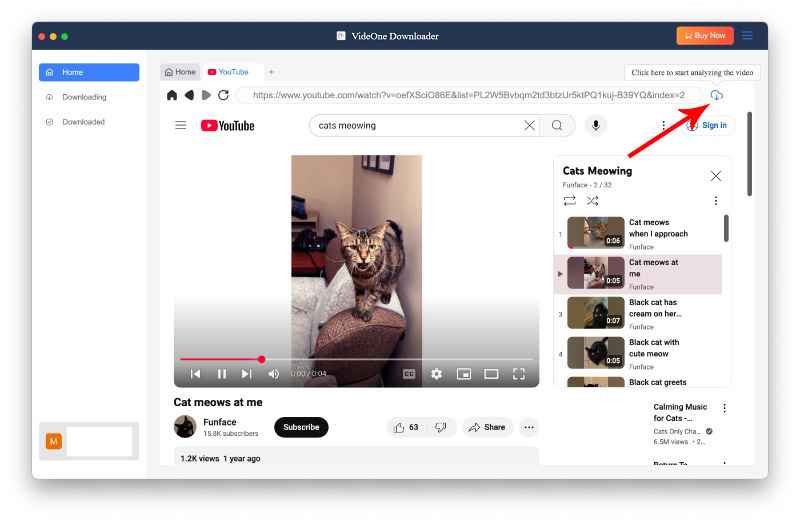 Drag YouTube Content to Download Queue