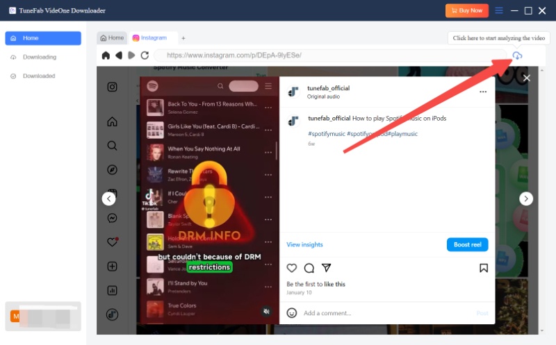 Add Instagram Story Video to Download
