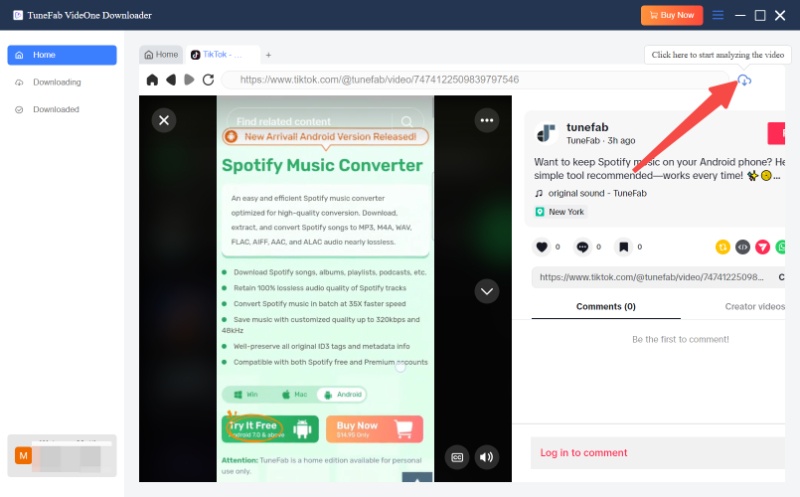 Add TikTok Videos to the Download List