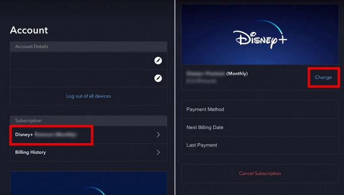 Change Disney Plus Plan