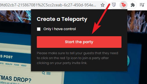 Click TP Icon to Generate Link