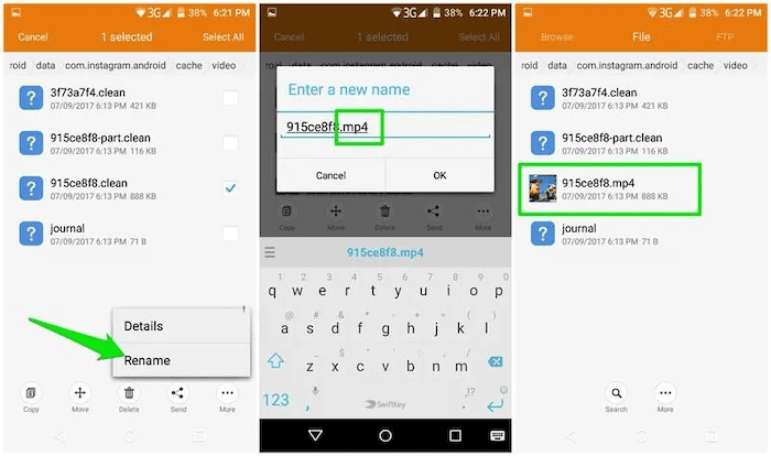 Convert Instagram Video Cache File to MP4