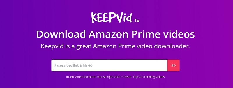KeepVid Amazon Prime Video Downloader