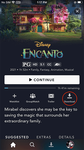 Download a Movie on Disney Plus