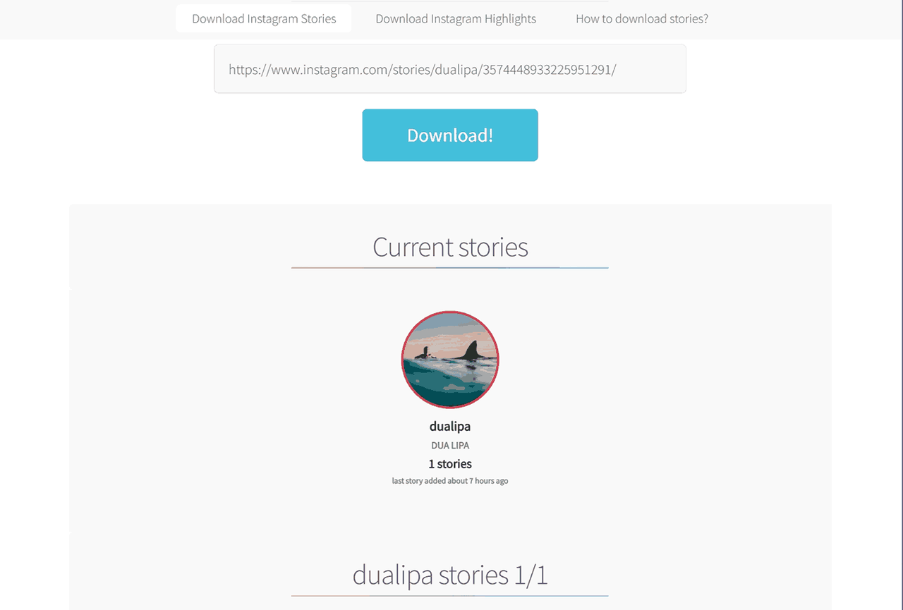 Download Instagram Stories on Storysaver