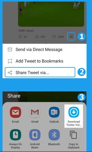 Download Twitter Video on Android