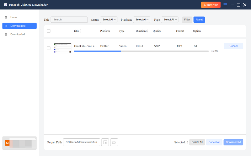 Downloading Twitter Video