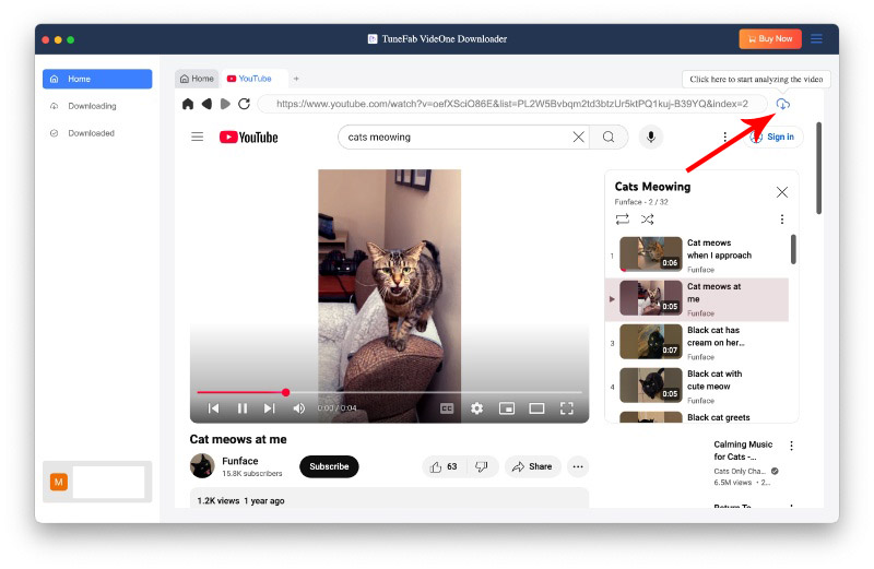 VideOne YouTube Downloader for Mac