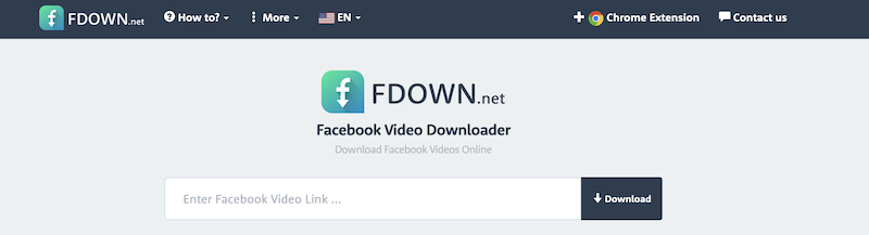 FDOWN Facebook Video Downloader
