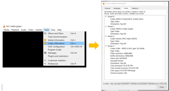 Get YouTube Video URL for VLC