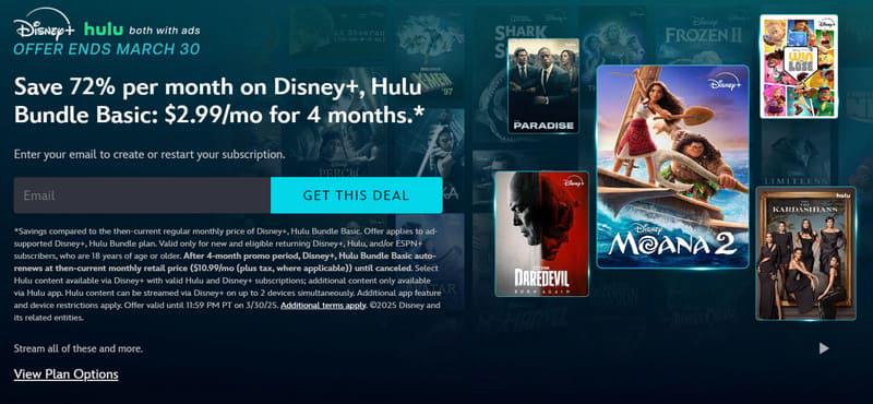 Go to Disney Plus Website