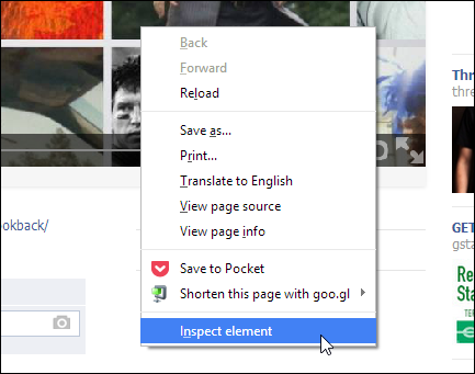 Open Inspect Element on Browser
