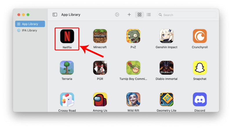 Open Netflix on PlayCover on Mac