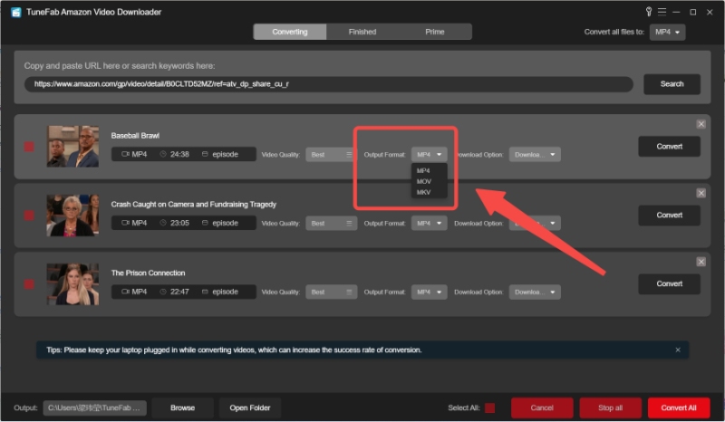 Adjust Downloading Settings for Amazon Videos
