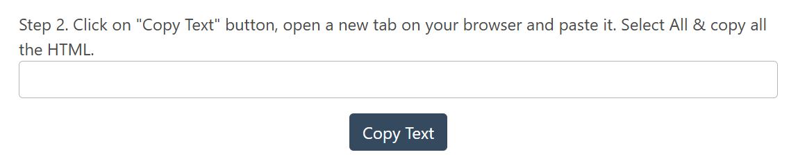 Paste the HTML Code into Getfvideo