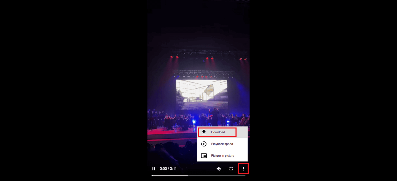 Start Downloading Video with Browser Inspect