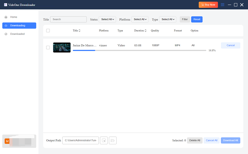 Download Private Vimeo Video with VideOne Downloader