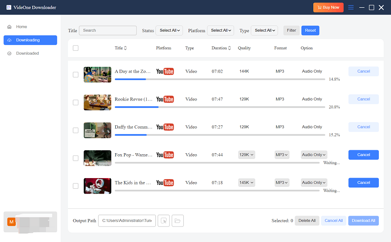 Downloading YouTube Audio