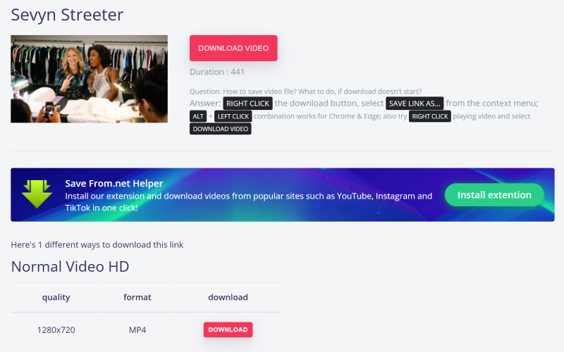 Savefrom Download MySpace Videos Online
